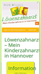 Mobile Screenshot of loewenzahnarzt.de